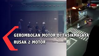 Viral! Gerombolan Motor di Tasikmalaya, Serang Warnet