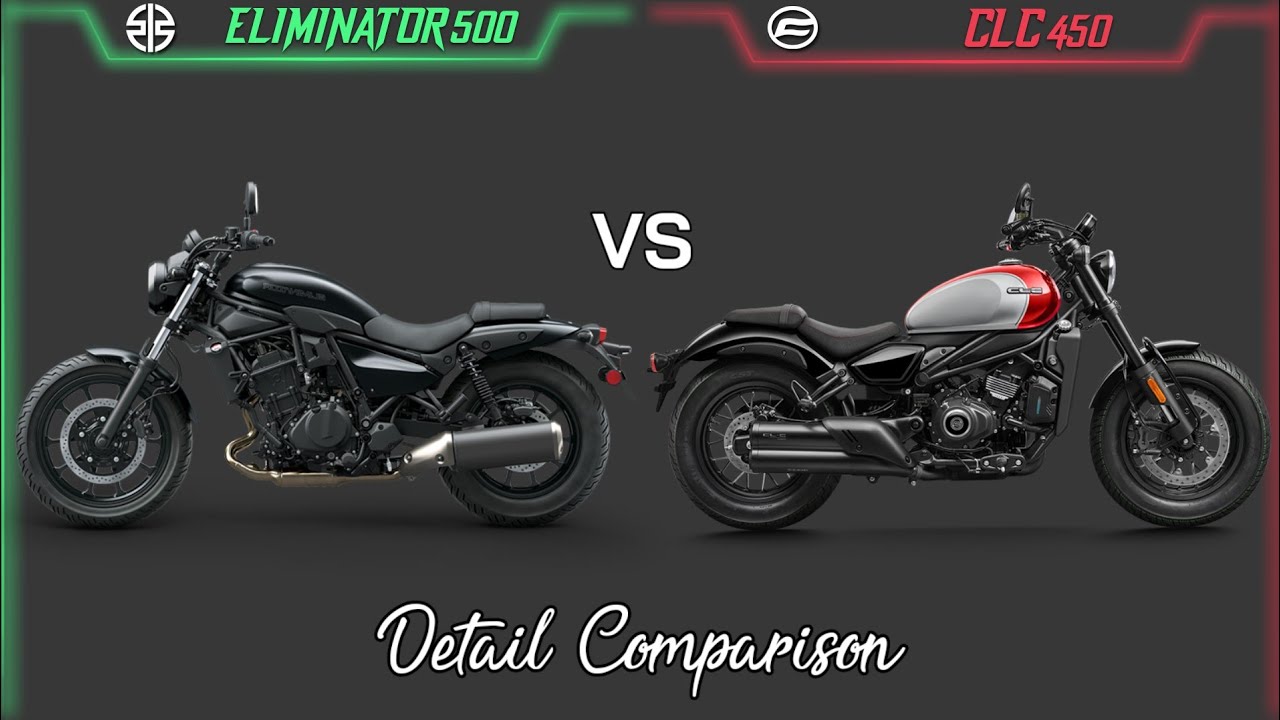 Kawasaki Eliminator 500 VS Cf moto 450 clc | Comparison | Mileage | Top Speed | Price | BikeInformer