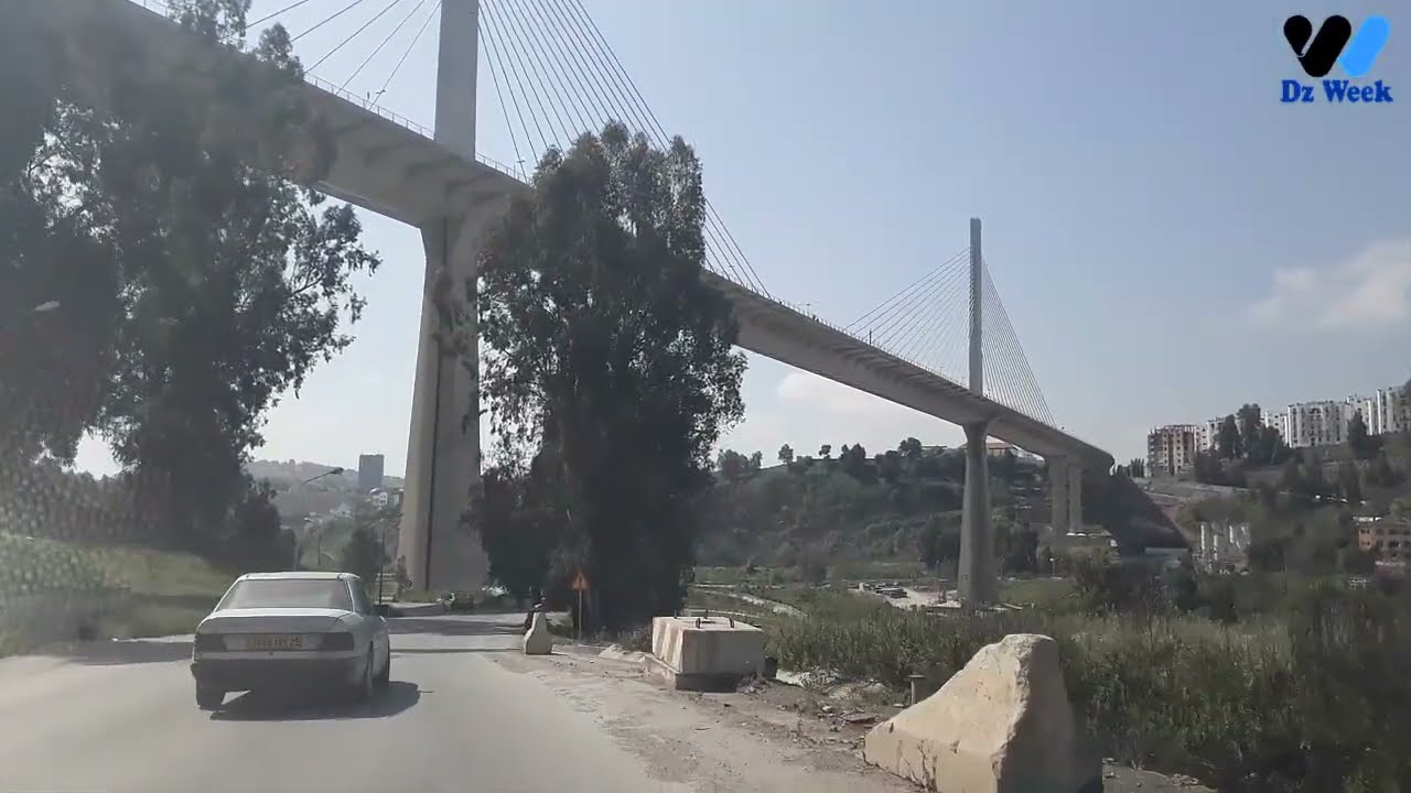 جولة بالسيارة عبر شوارع قسنطينة الجزائرية اليوم.. أجمل مدينة في الجزائرالجسور المعلقة 2021 / الجزء 1