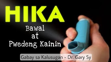 ASTHMA DIET: Foods to Avoid & to Eat - Dr. Gary Sy