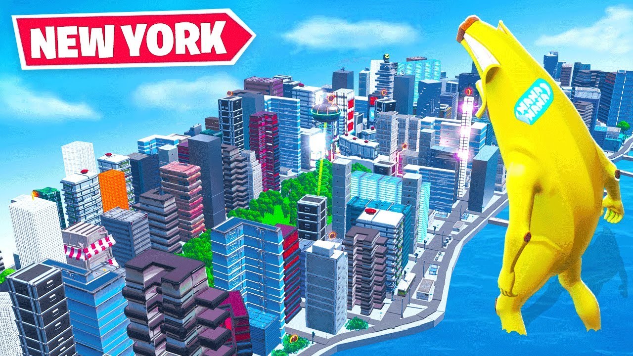 Look At This Tiny New York In Fortnite Youtube