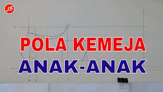 Membuat pola kemeja anak seragam sd 10 tahun ~ Kemeja Anak Part 1