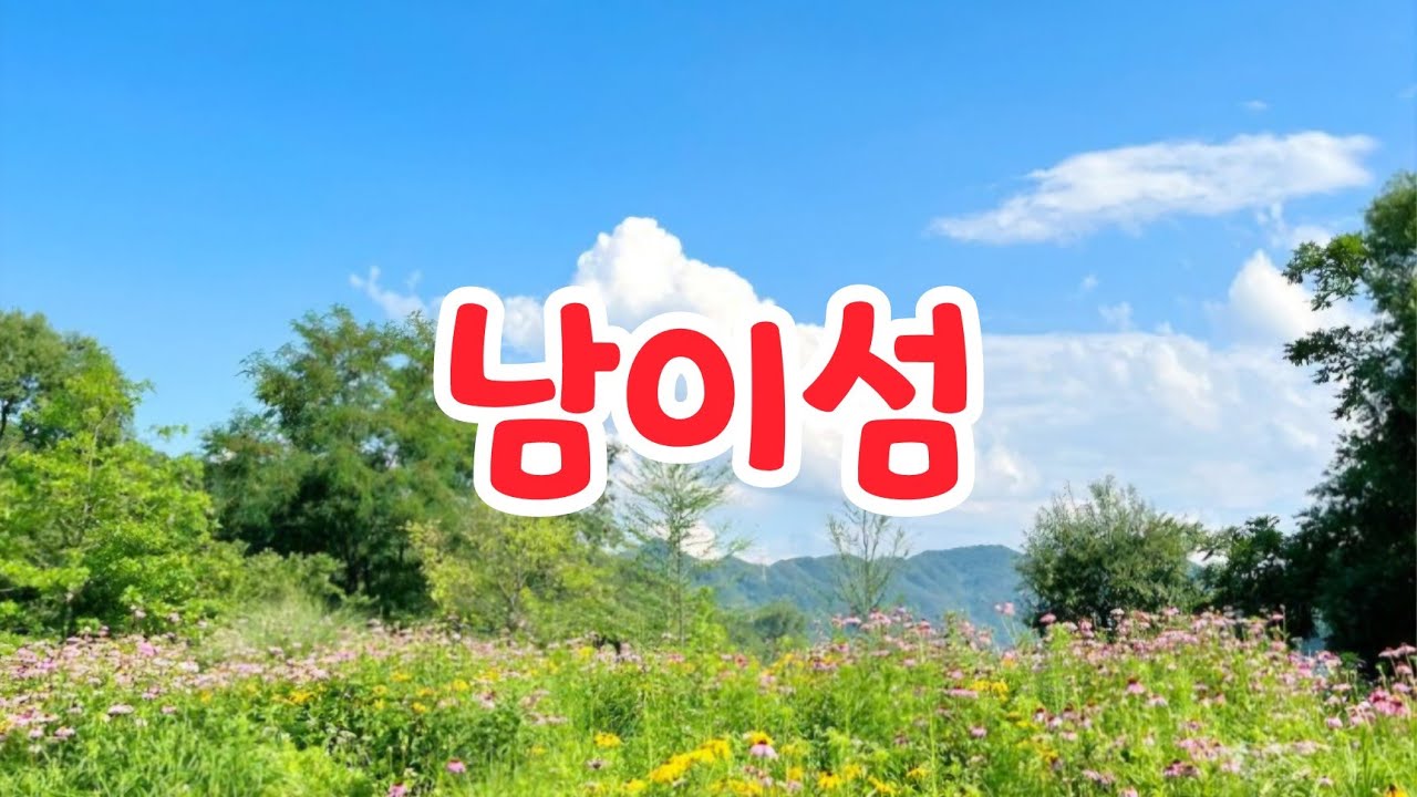 2024년8월7일 젊음의 상징 남이섬 옛추억에 잠겨 잠시 힐링 하고 갑니다