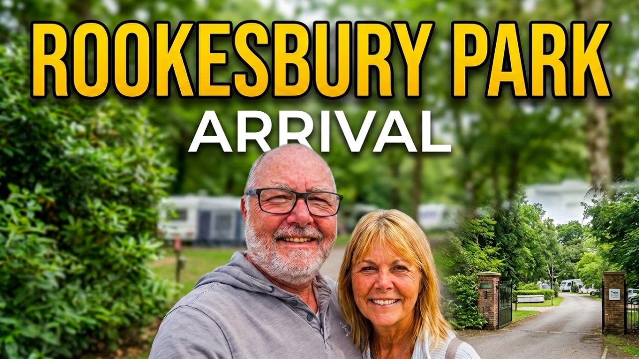 arrival-at-rookesbury-park-caravan-motorhome-club-site-youtube