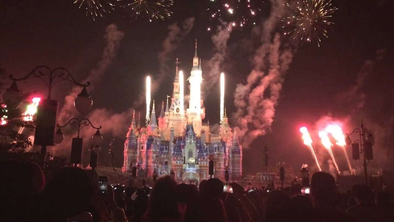 上海迪士尼煙火秀 Youtube