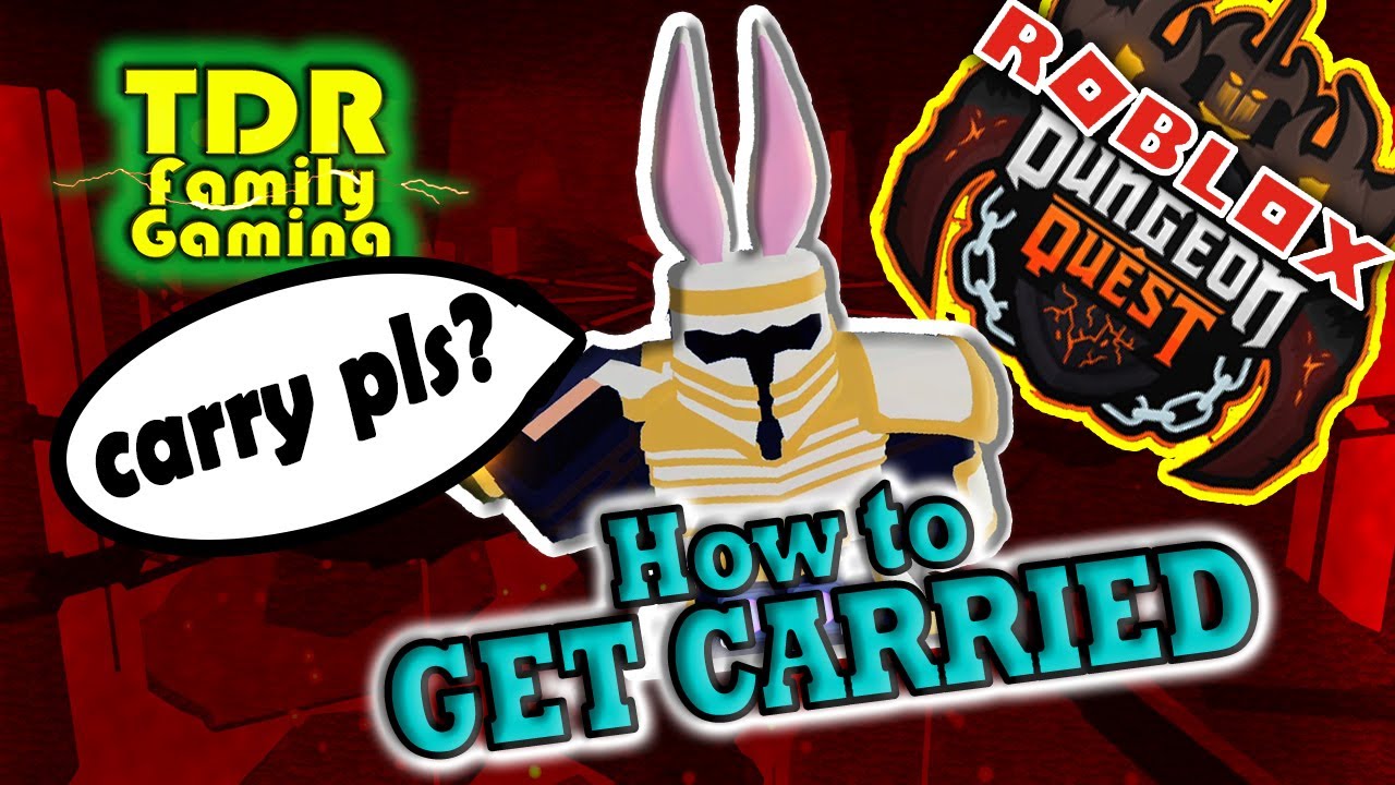 How To Get Carried In Dungeon Quest Youtube - kendy roblox dungeon quest