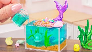 Fresh Miniature Jelly Cake Decorating Ideas - Mini Ocean Little Mermaid Cake Recipe | Mini Bakery