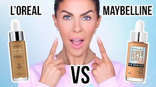 foundation wars loreal true match nude serum vs maybelline 24 hr skin tint which one is better