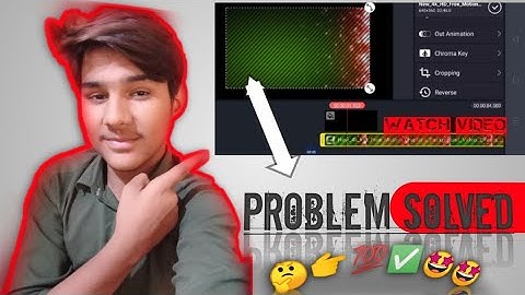 Video Lining Problem in Kinemaster | Green Layer Support |  YouTube Studio | Tip