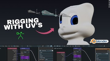 RIGGING EYES WITH UV MAPS - Blender 4.0 Tutorial