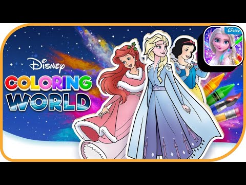 Disney Coloring World - Drawing Games for Kids #1 | StoryToys | Educational - YouTube