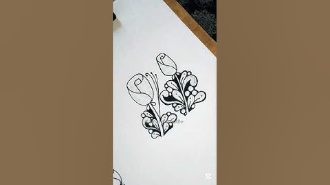 Budding Pattern #zentangleart #art #zentanglelegend #doodleart #drawing #zenpatterns #painting