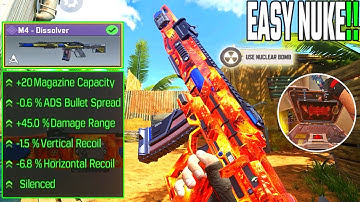 This M4 Loadout Give Easy Nuke!! M4 Gunsmith Attachments Are Meta in COD Mobile