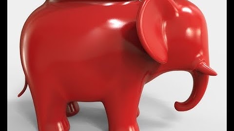 ELEPHANT ASHTRAY 3D #3dprinting #3d #shortvideo #shorts #viralvideo #design #3dprint #trending