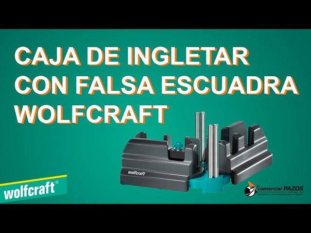 WOLFCRAFT Caja De Ingletar Y Falsa Escuadra Wolfcraft