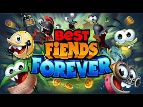 Best Fiends Forever прохождение #1 Гром Гора и Зелёные Поляны