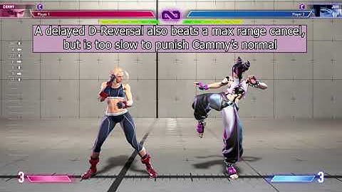 SF6 Cammy - OD Spin Knuckle vs. Drive Reversal