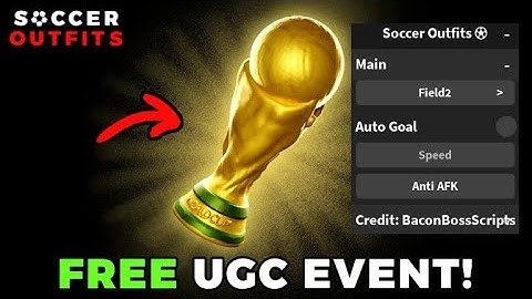 [FREE UGC] Soccer Outfits ⚽ OP SCRIPT (AUTO GOAL)