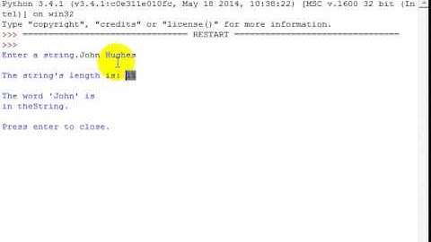 Python 3 Programming Tutorial [18] Len() Function and In Operator!
