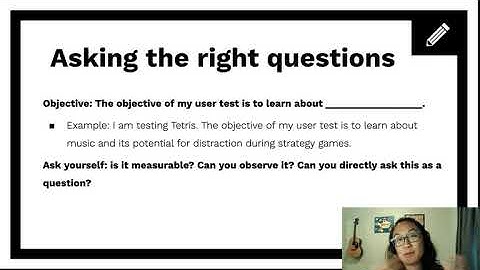 UX - Writing a usability study
