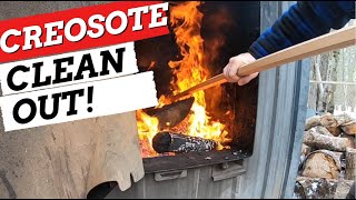 CREOSOTE Clean Out | Outdoor Wood Boiler!