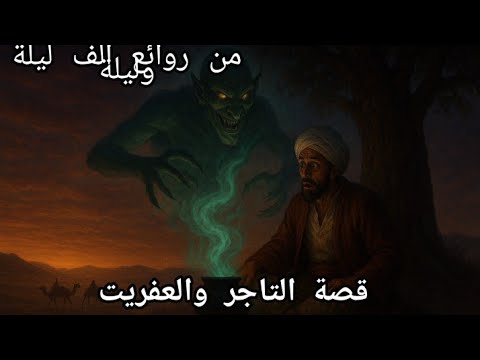 قصة عجيبة من ألف ليلة وليلة التاجر والعفريت