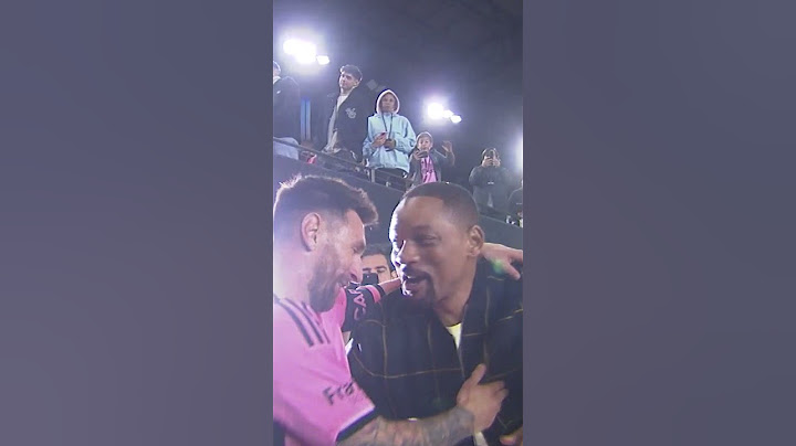 Leo Messi 🤝 Will Smith