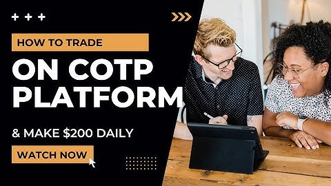 HOW TO TRADE ON COTP PLATFORM.  EASY WAY #cotp #cryptocurrency #binance #digitalmoney