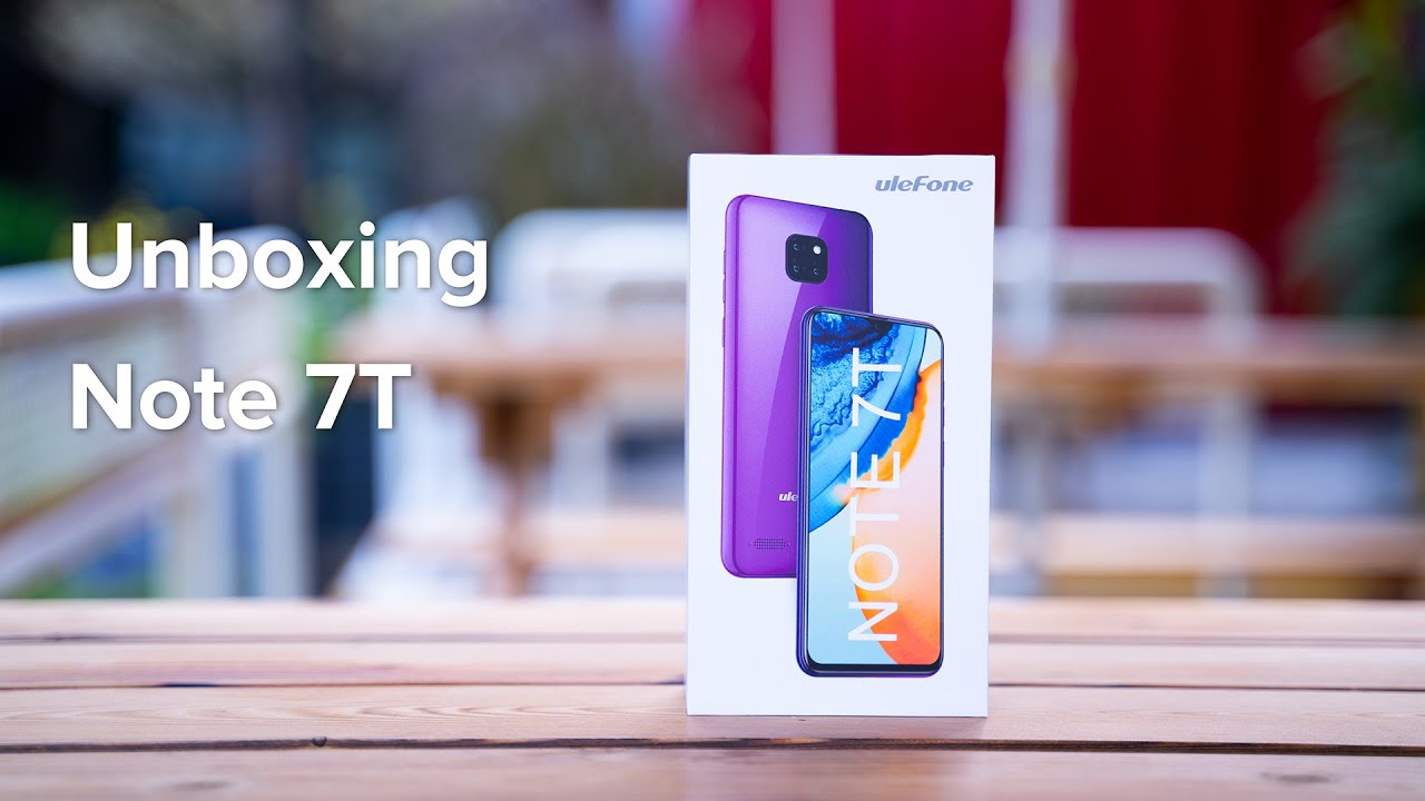 Unboxing the Ulefone Note 7T