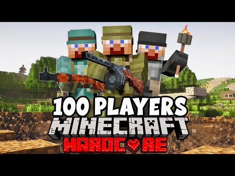 100 Players Simulate REALISTIC WAR in Minecraft...