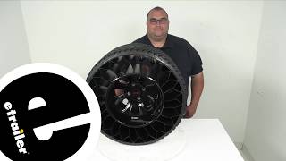 etrailer | Review of Kenda Lawn Mower Tires - Non-Pneumatic Tire Riding-Zero-Turn Mower - KE83TJ
Click for more info and reviews of this Kenda Lawn Mower Tires:
https://www.etrailer.com/Lawn-Mower-Tires/Kenda/KE83TJ.html
Check out some similar Lawn Mower Tires options:
https://www.etrailer.com/dept-pg-Lawn_Mower_Tires-hs-23_~_26_Inch.aspx
https://www.etrailer.com
Don’t forget to subscribe!
https://www.youtube.com/user/etrailertv
Full transcript: https://www.etrailer.com/tv-Demo-Kenda-Lawn-Mower-Tires-Non-Pneumatic-Tire-Riding-Zero-Turn-Mower-KE83TJ.aspx
Hi everyone, Steve here with etrailer. Lets take a look at our Kenda TurfSteel non-pneumatic tire and wheel for mowers. Folks, this is going to be a 24 by 12 by 12 tire, and its got a four lug wheel with a negative 2.2 inch offset. So folks, if you mow professionally or just spend a lot of time maintaining large properties, you know theres nothing more frustrating than getting sidelined, slowed down with a flat tire in the middle of the job. So with this, thats going to eliminate that problem. Again, this is a four lug width and center cap included.
This is a 24 by 12 by 12 tire size. Let me tilt it back here so you can kind of see through it. I like it, its kind of cool. Again, its non-pneumatic, so obviously theres no air in here. Its just using this design to cushion everything as you go.
Mix that in with this nice bar shaped tread pattern, and thats going to deliver excellent traction for you on hills and wet grass, but its also going to help reduce turf damage that youre going to get normally during those tight zero turn movements. So this will take care of that. You wont get that as much. Another benefit is its durable, right So the tough steel design promotes more even tread wear and thats going to extend your tire life while maintaining stability across uneven terrain and those side hills. Now I got a section width of about 10 and a half inches across and a diameter with the whole wheel combo of 23.9 inches across.
And again, this is a four lug steel wheel, and it has again whats called a negative 2.2 inch offset. Okay, Steve, whats that mean Well, I highly recommend that based on your mower, you double check what came factory. But basically an offset on a wheel and tire is from the center line, its where basically this is going to sit on that hub. So in this case, a negative offset is literally going to take this wheel and tire combo and push it away or outward from like the deck, and the suspension and those kind of things. And this works great with Bad Boy, Bobcat, Scag, Toro, and many other compatible name brands, zero turn mowers alike.
So again, folks, this is a great option for you. Its a non-pneumatic, no flat tire and wheel combo. So if youre looking for a maintenance free option, this will do it. This is the Kenda TurfSteel non-pneumatic tire and wheel. Im Steve with etrailer, thanks for watching. etrailer | Review of Kenda Lawn Mower Tires - Non-Pneumatic Tire Riding-Zero-Turn Mower - KE83TJ