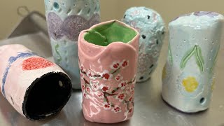 Glazing Ceramic Pendant Vase - Kindergarten & 1st Graders