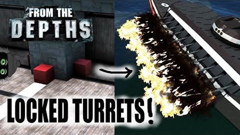 Locked Broadside Turrets! 🔑🔓 From the Depths