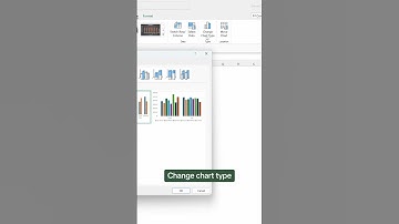 How to create a variance chart in Excel. 📊 #excel #tutorial