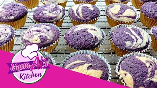 Ube Cheese Condensed Milk Cupcakes