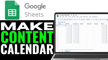 How To Make Content Calendar For Social Media On Google Sheets 2026 (FULL TUTORIAL)