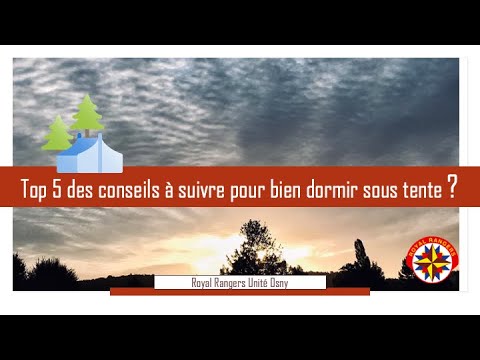 Astuces pour un sommeil réparateur sous la tente lors d’un camping