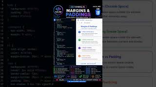 CSS Tutorial #8 | Margin vs Padding Explained | CSS for Beginners 🚀 #coding #css