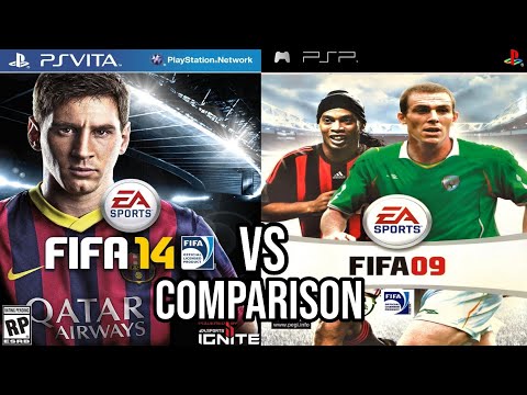 FIFA 14 Ps Vita Vs FIFA 09 PSP