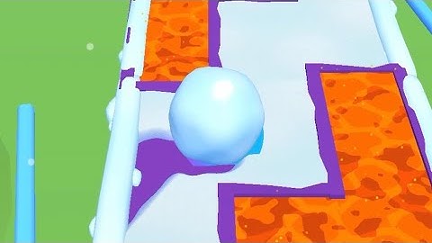 ‎Snowball Race Attack - All Levels Gameplay Android, iOS