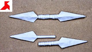 DIY  How to make DOUBLE KUNAI from A4 paper