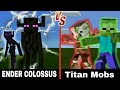 Ender Colossus vs. Titan Mobs | Minecraft (+LAST FORM ENDER COLOSSUS!)