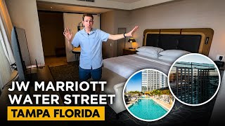 JW Marriott Tampa Water Street (Tour & Review) Top Luxury Hotel In Tampa, Florida!!