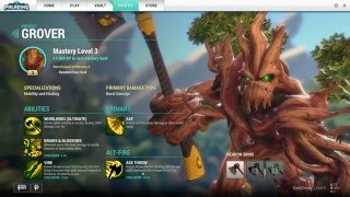 Paladins - Grover First Look Gameplay (Beta Patch 15)