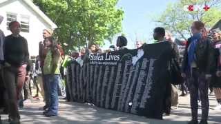 Protestors Rally against "No Charge" for Police Shooting Death of Unarmed Madison Teen