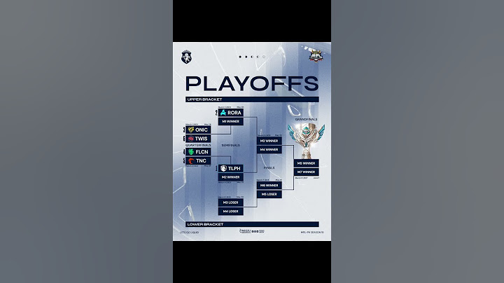 MPL Philippines Play Offs Bracket as of Today May 4! ❤#mplphilippines #mobilelegends #shorts
