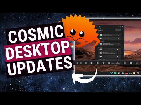 RUST Cosmic Desktop with Major Updates - Custom Applets?