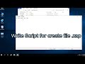 Create File .zap on Window server , Sharing folder for Install Application (Window 10 pro).