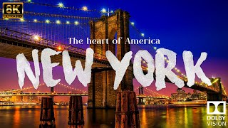 NEW YORK CITY 4K UHD with Relaxing Music, Beautiful Natural Landscape, Stress Relief, Anxiety Relief