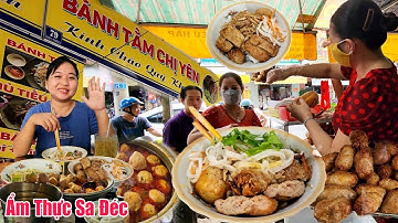 ĐẾN SA ĐÉC LÀ PHẢI THỬ BÁNH TẰM BÌ XÍU MẠI CỐT DỪA HỦ TIẾU HẤP CHỊ YÊN CỰC NGON KHÁCH MUA NƯỜM NƯỢP